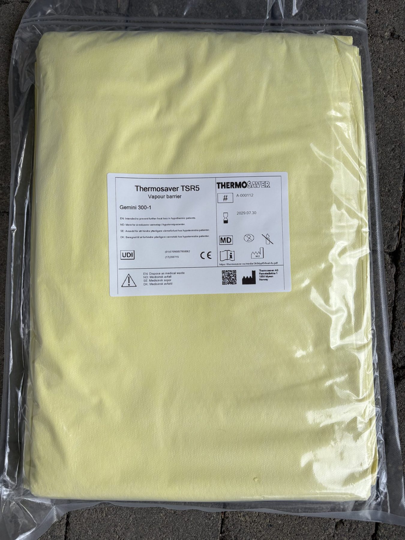 Thermosaver moisture barrier in sealed packaging